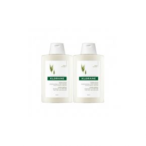 Klorane shampooing extra doux au lait d'avoine- 2x400ml