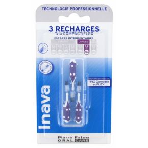 Inava Trio Brossettes  Recharges pour Trio Compact/Flex - Taille : ISO5 1,8 mm - 3 unités 